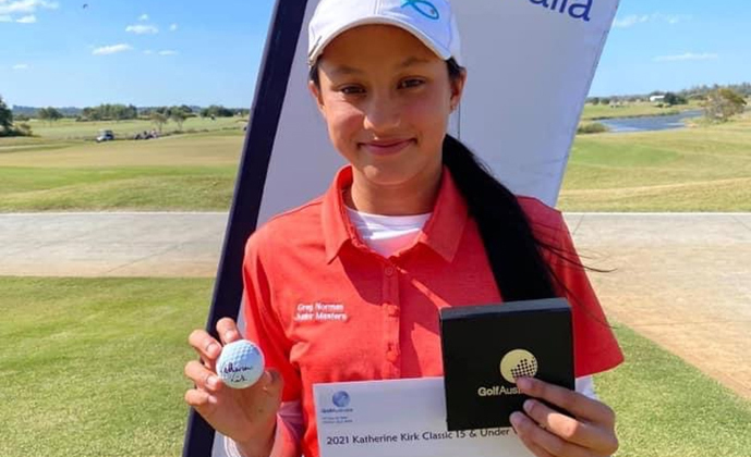 The Katherine Kirk Classic was held recently at Maroochy River and congratulations go to our very own Junior, Ionna Muir, winner of the 15 & Under Junior Championship.